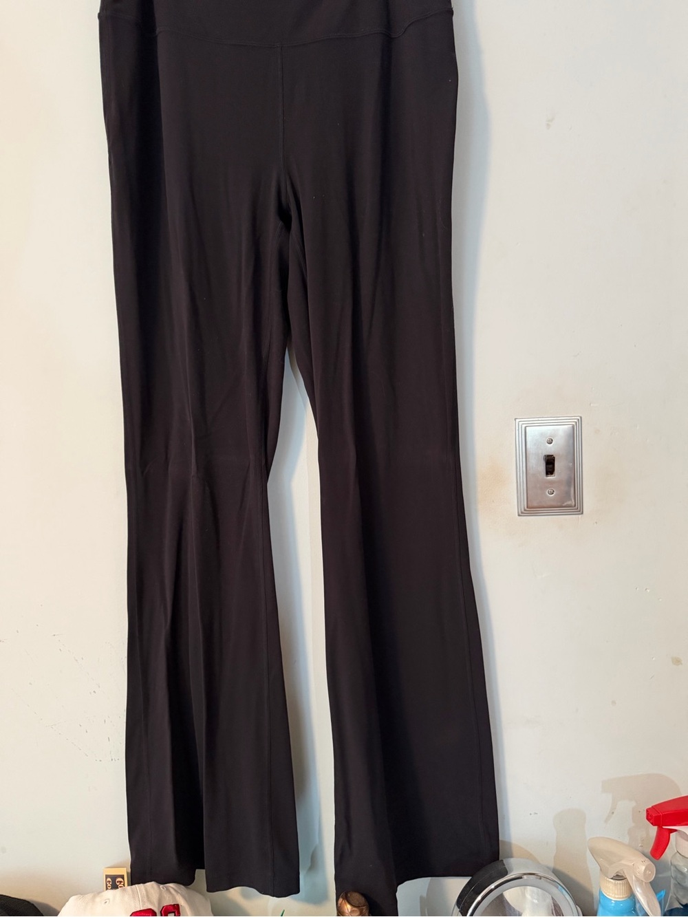 Lululemon Groove Pant Flare Leg Yoga Pants Black Size 14 NWOT Nulu